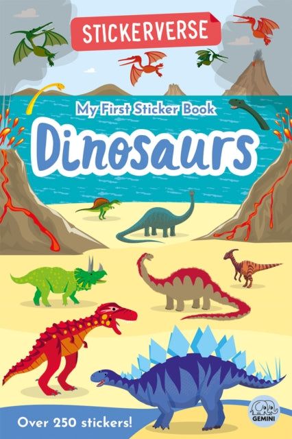 Book cover of: Stickerverse: My First Sticker Book Dinosaurs