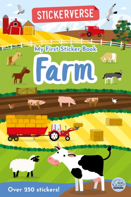 Book cover of: Stickerverse: My First Sticker Book Farm