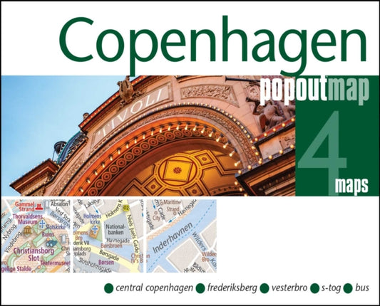 Book cover of: Copenhagen PopOut Map - pocket size, pop up map of Copenhagen city centre