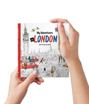 My Adventures in London: Mini Colouring Book