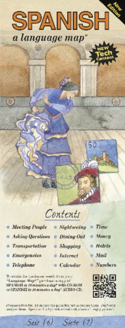 Book cover of: SPANISH a language map. By: Kristine K. Kershul