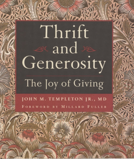 Book cover of: Thrift & Generosity. By: Jr., John M. Templeton