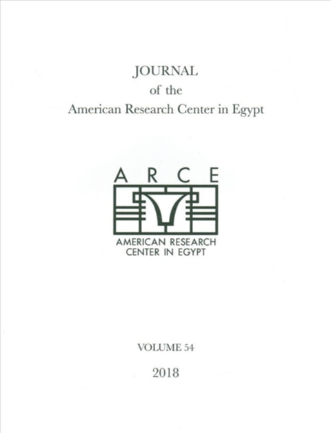 Journal of the American Research Center in Egypt, Volume 54 (2018)