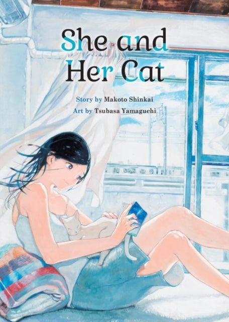 Book cover of: She and Her Cat. By: 新海誠