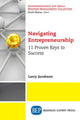 Book cover of: Navigating Entrepreneurship. By: Larry Jacobson