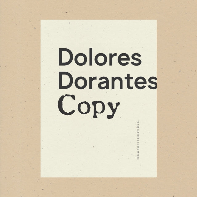 Book cover of: Copy. By: Dolores Dorantes