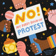 Book cover of: No! My First Book of Protest. By: Julie Merberg
