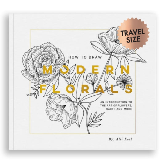Book cover of: How To Draw Modern Florals (Mini). By: Alli Koch
