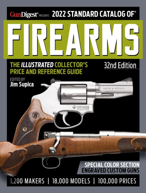 Book cover of: 2022 Standard Catalog of Firearms 32nd Edition. By: Jim Supica