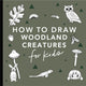 Book cover of: Mushrooms & Woodland Creatures: How to Draw Books for Kids with Woodland Creatures, Bugs, Plants, and Fungi. By: Alli Koch