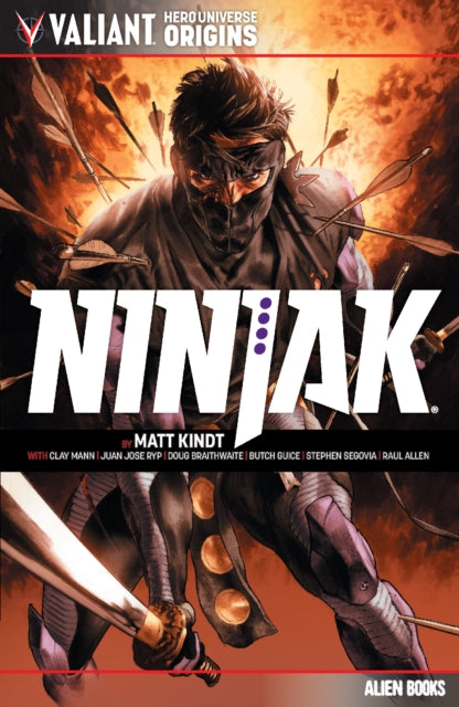 Book cover of: Valiant Hero Universe Origins: Ninjak. By: matt kindt