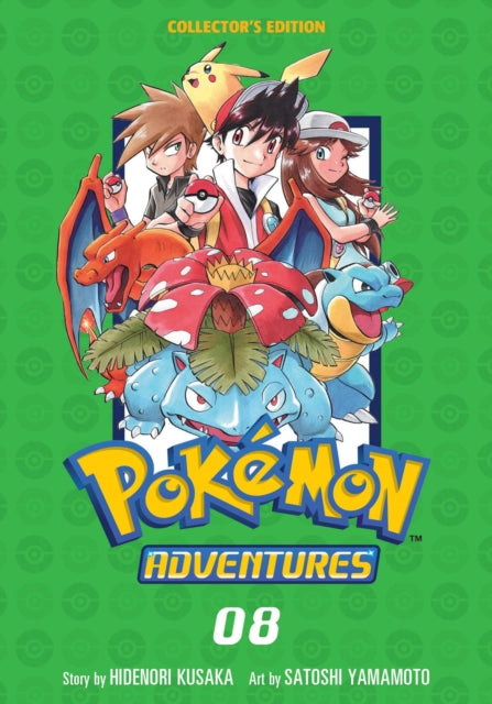Book cover of: Pokemon Adventures Collector's Edition, Vol. 8. By: 日下秀憲 [Hidenori Kusaka]