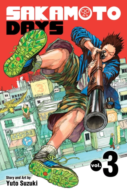Book cover of: Sakamoto Days, Vol. 3. By: 鈴木祐斗