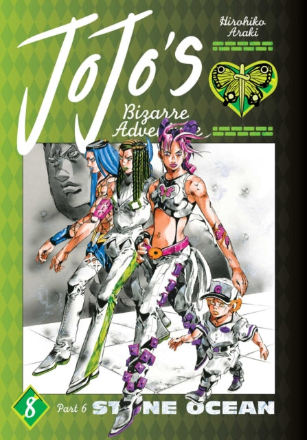 Book cover of: JoJo's Bizarre Adventure: Part 6--Stone Ocean, Vol. 8