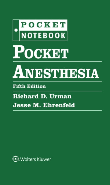 Book cover of: Pocket Anesthesia. By: Richard URMAN