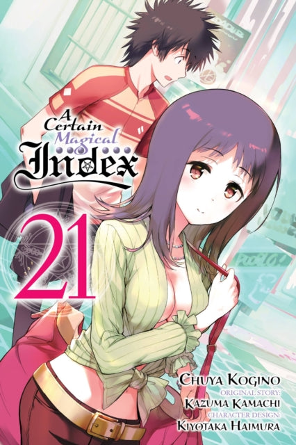 Book cover of: Certain Magical Index, Vol. 21 (manga). By: 鎌池和馬