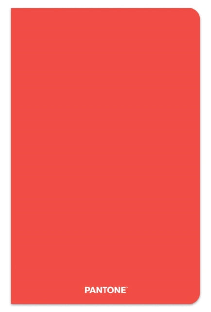 Pantone Official Red 5.25 X 8.25 Inch Lined Compact Journal Non-Dated