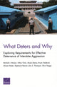 Book cover of: What Deters and Why. By: Michael J. Mazarr