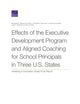 Book cover of: Effects of the Executive Development Program and Aligned Coaching for School Principals in Three U.S. States. By: Benjamin K. Master