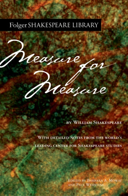 Book cover of: Measure for Measure. By: William Shakespeare