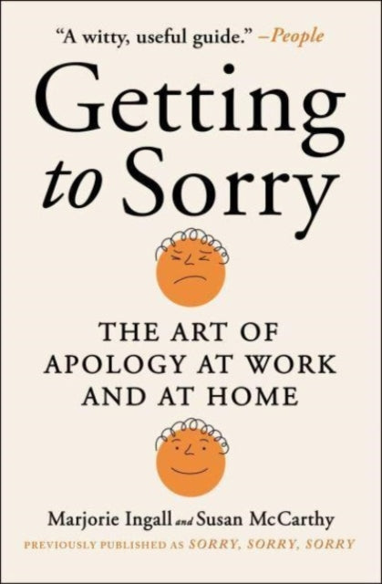 Book cover of: Getting to Sorry. By: Marjorie Ingall