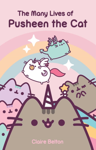 Book cover of: Many Lives of Pusheen the Cat. By: Claire Belton