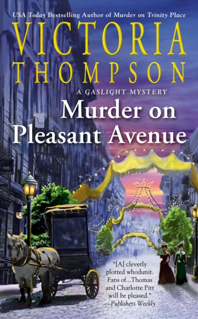 Book cover of: Murder on Pleasant Avenue. By: Victoria Thompson