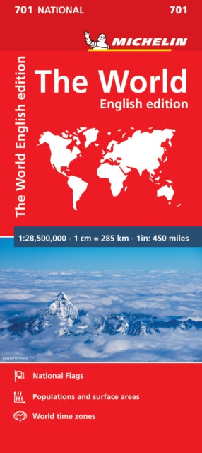 Book cover of: World - Michelin National Map 701. By: Michelin