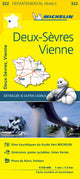 Book cover of: Deux-Sevres, Vienne - Michelin Local Map 322