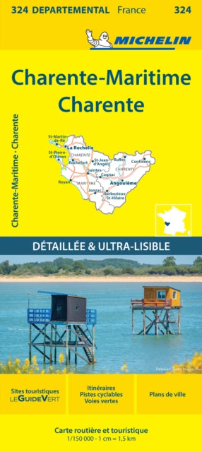 Book cover of: Charente-Maritime Charente - Michelin Local Map 324