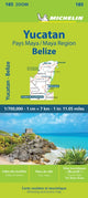 Book cover of: Yucatan & the Mayan Region - Zoom Map 185