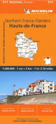 Book cover of: Nord-Pas-de-Calais, Picardy - Michelin Regional Map 511