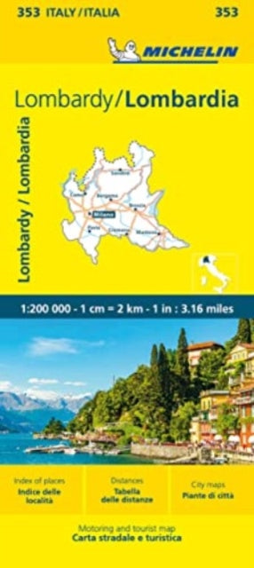 Book cover of: Lombardia - Michelin Local Map 353