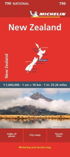 Book cover of: New Zealand - Michelin National Map 790