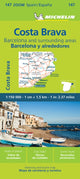 Book cover of: Barcelona y Alrededores Costa Brava - Zoom Map 147