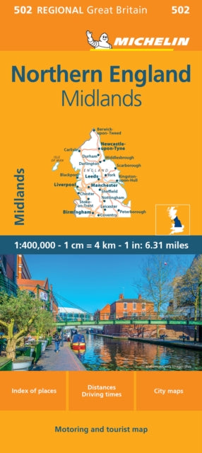 Book cover of: Northern England - Michelin Regional Map 502
