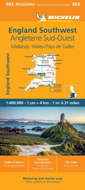 Book cover of: Wales - Michelin Regional Map 503
