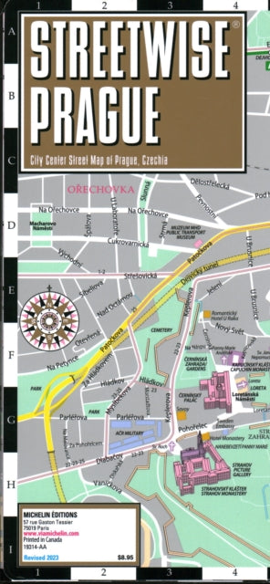 Book cover of: Streetwise Prague Map - Laminated City Center Street Map of Prague, Czech-Republic