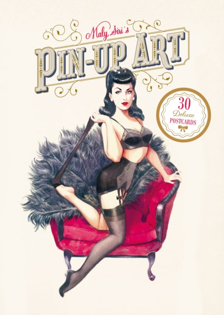 Book cover of: Pin-Up: 30 Deluxe Post Card Set. By: Maly Siri