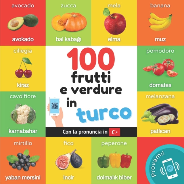 Book cover of: 100 frutti e verdure in turco