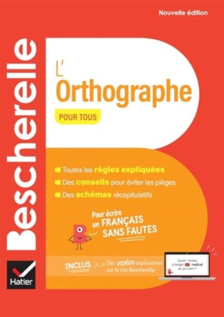 Book cover of: Bescherelle L'orthographe pour tous - nouvelle edition