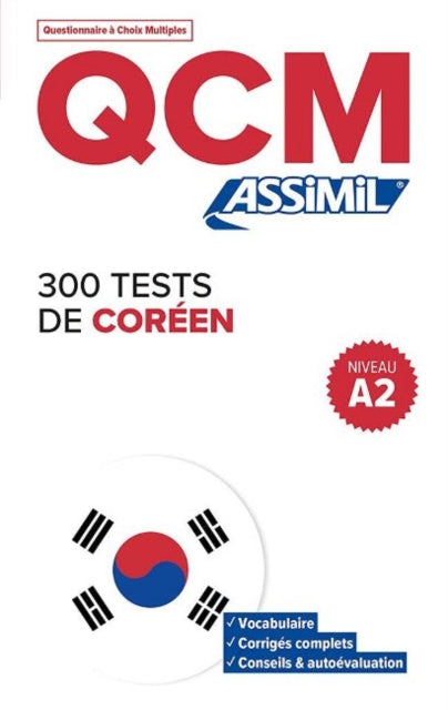 Book cover of: QCM 300 Tests de Coreen, niveau A2