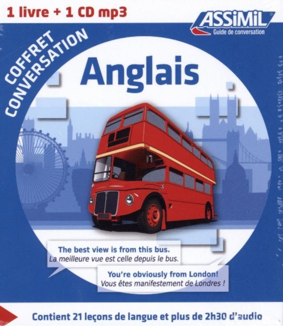 Coffret conversation anglais (guide +1 CD audio)