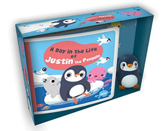 Book cover of: Day in the Life of Justin the Penguin (box edition)