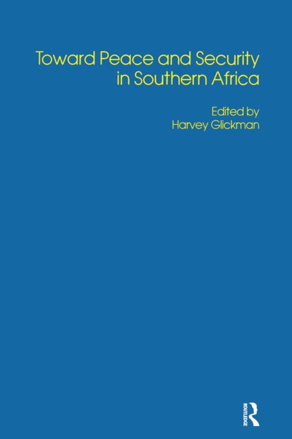 Book cover of: Toward Peace Security Southern