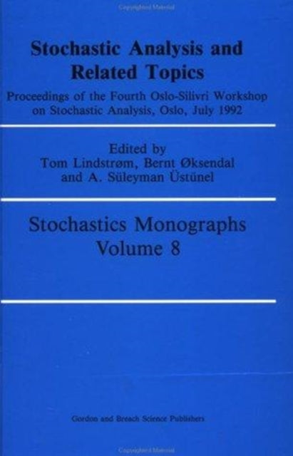 Book cover of: Stochastic Analysis and Related Topics. By: J.E. Lindstrom