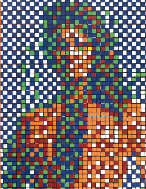 Book cover of: Invader: Rubikcubist. By: INVADER