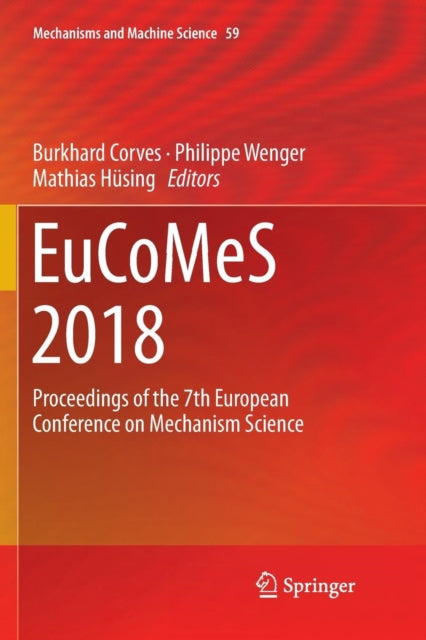 Book cover of: EuCoMeS 2018. By: Burkhard Corves