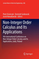 Book cover of: Non-Integer Order Calculus and its Applications