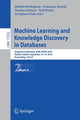 Book cover of: Machine Learning and Knowledge Discovery in Databases. By: Michele Berlingerio